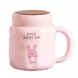 KRESHU Space Walk Cute Astronaut Ceramic Coffee Mug Galaxy Planet Theme Tea Cup with Small Bubbles Airtight Pearl Display Lid Milk Coffee Mug for Children Heavy Quality Mug (Multi, 1-pcs)