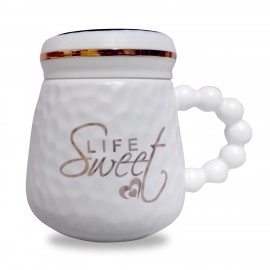 Sweet Life Printed Exclusive Ceramic Design Milk C..