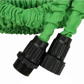 Car Washer Expandable Magic Flexible Garden 7.5m Water Hose Plastic Hoses Pipe with Spray Gun (Multicolor) (25 FEET)