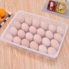 24 Grid Egg Storage Box Egg Refrigerator Storage Tray, Stackable Plastic Egg Containers For Fridge Kitchen Size Of The 24 Egg (Pack Of 1), Rectangular