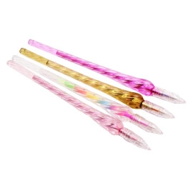 Metallic Gel Pens Set Of 4 Color Gel Pens, Glitter, Neon Set, Barbie colors pink, purple, gold, & pastel