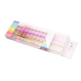 Metallic Gel Pens Set Of 4 Color Gel Pens, Glitter, Neon Set, Barbie colors pink, purple, gold, & pastel