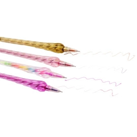 Metallic Gel Pens Set Of 4 Color Gel Pens, Glitter, Neon Set, Barbie colors pink, purple, gold, & pastel