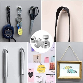 1 PCS Magnetic Push Pins, Refrigerator Fridge Magnets, Push Pins Magnets Perfect for Whiteboard Magnets, Office Magnets, Map Magnets, Kitchen Magnets