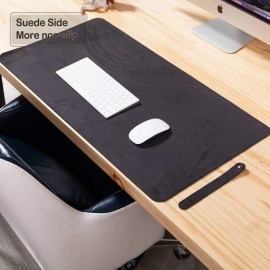 Extra Large Mouse Pad Gaming Mouse Pad, Extended Large Desk mat, Mousepad for Laptop, Mouse Pads for PC Keyboard with Non-Slip Rubber Base Black with Black Border (70 X 30 cm)