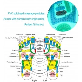 Magnetic Acupressure Foot Massage Slippers with Magnetic Stone Healthy Feet Care Massage Ball Massager for Men Women