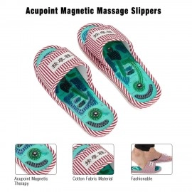 Magnetic Acupressure Foot Massage Slippers with Magnetic Stone Healthy Feet Care Massage Ball Massager for Men Women