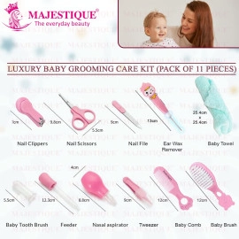 Portable Baby Grooming Kit Nursery Healthcare & Baby Grooming Kit for New Born Baby - Perfect for Manicure & Pedicure Accessories 