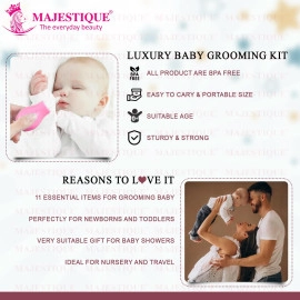 Portable Baby Grooming Kit Nursery Healthcare & Baby Grooming Kit for New Born Baby - Perfect for Manicure & Pedicure Accessories 