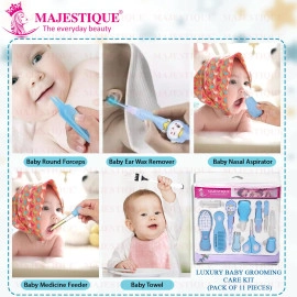 Portable Baby Grooming Kit Nursery Healthcare & Baby Grooming Kit for New Born Baby - Perfect for Manicure & Pedicure Accessories 