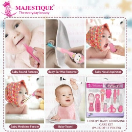 Portable Baby Grooming Kit Nursery Healthcare & Baby Grooming Kit for New Born Baby - Perfect for Manicure & Pedicure Accessories 