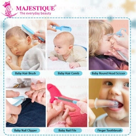 Portable Baby Grooming Kit Nursery Healthcare & Baby Grooming Kit for New Born Baby - Perfect for Manicure & Pedicure Accessories 