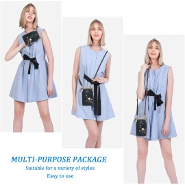 Women's Small Cross-Body Phone Bag Stylish PU Leather Mobile Cell Phone Holder Pocket Purse Wallet Sling Bag Mini Shoulder Bags