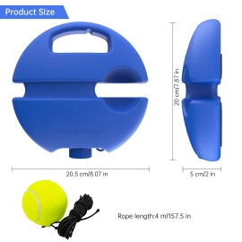 Reflex Tennis Trainer Rebound Ball,Solo Tennis Training Equipment for Self-Pracitce,Portable Tool,Tennis Rebounder Kit Multicolor(No Racket Included)
