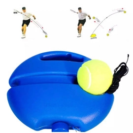 Reflex Tennis Trainer Rebound Ball,Solo Tennis Training Equipment for Self-Pracitce,Portable Tool,Tennis Rebounder Kit Multicolor(No Racket Included)