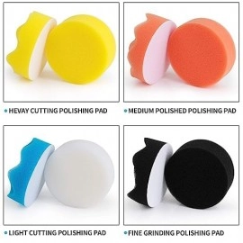 Polishing Pads Sponge and Woolen Polishing Waxing Buffing Pads Kits,Car Foam Drill 3-Inch Buffing Pad,11 PCS Polishing Pads Kit,Car Buffer Polisher Kit Sponge Pad Kit for Car Polishing,Waxing