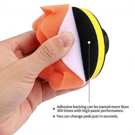 Polishing Pads Sponge and Woolen Polishing Waxing Buffing Pads Kits,Car Foam Drill 3-Inch Buffing Pad,11 PCS Polishing Pads Kit,Car Buffer Polisher Kit Sponge Pad Kit for Car Polishing,Waxing