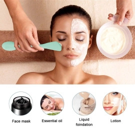 Silicone Brushes, Double-Ended Silicone Face Mask Brush, Facial Cleansing Brush, Premium Soft Facial Masks Other Skin Care Applicator Tool for Cream, Body Lotion, Moisturizer