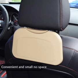 Multi Function Folding Car Back Seat Table Drink Food Cup Tablet Tray Holder Mini Dining Table Car Tray Back Side Car Storage Tray