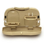 Multi Function Folding Car Back Seat Table Drink Food Cup Tablet Tray Holder Mini Dining Table Car Tray Back Side Car Storage Tray