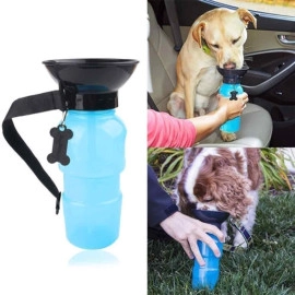 Dog Water Bowl Bottle Sipper Portable Aqua Dog Travel Water Bottle Bowl 18-oz Dog Bottle 500ml Auto Dog Mug for Pets - Auto Dog Mug - 1Pcs (Multicolor)