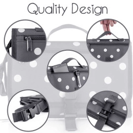 Baby Changing Mat with Organizer Bags, Foldable and Detachable Changing Pad for Baby Diaper Bag, Changing Table Pad. One-Hand Diaper Change Pad. Baby Shower Gifts, Newborn Baby Essentials