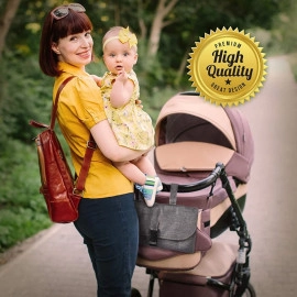 Baby Changing Mat with Organizer Bags, Foldable and Detachable Changing Pad for Baby Diaper Bag, Changing Table Pad. One-Hand Diaper Change Pad. Baby Shower Gifts, Newborn Baby Essentials
