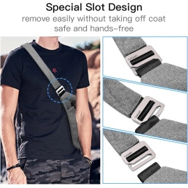 Personal Flex Bag for Men Women,Waterproof Sling Crossbody Bag,Causal Large Capacity Polyester men chest bag,Anti Theft Slim Crossbody Bag Sling Chest Backpack for Sport Travel