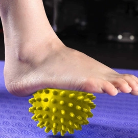 Acupressure Massage Ball, 3.5 inch | Ideal for Physiotherapy, Deep Tissue Massage, Trigger Point Therapy, Muscle Knots | Acupressure Therapy Ball for Myofascial Release & Pain Relief, (Blue)