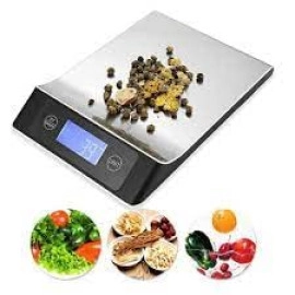 SCALE KR2017 15kg ABS Plastic Electronic Digital Kitchen Weighing Scale (Multifunction) Food Cooking Measure Tools Upto 10kgs Weight for Kitchen, Shop & Workshop (PACK OF 1)TARE FEATURE INCLUDED