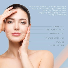 V-Shaped Slimming Mask Facial Gel Pad Care V-shape Double Chin Reducer Line Contour Lifting Up Firming Moisturizing Great for Shaping, Tightening Skin, Women and Men