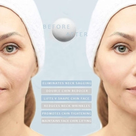 V-Shaped Slimming Mask Facial Gel Pad Care V-shape Double Chin Reducer Line Contour Lifting Up Firming Moisturizing Great for Shaping, Tightening Skin, Women and Men