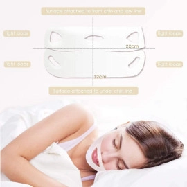 V-Shaped Slimming Mask Facial Gel Pad Care V-shape Double Chin Reducer Line Contour Lifting Up Firming Moisturizing Great for Shaping, Tightening Skin, Women and Men