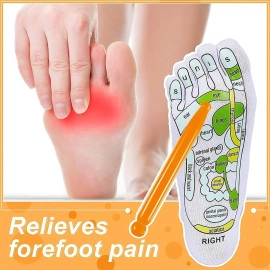 Acupressure Reflexology Socks For Women And Men | Foot Massage Sock | Relieve Tired Physiotherapy Socks With Massage Tools Foot Point Complete Illustration (FREE SIZE FITS TO ALL)
