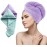 2 PCS Microfiber Hair Wraps Magic Fast Dry Towel Drying Bath Twist Hat Spa Soft Cap Hair Towel Wrap for Hair Super Absorbent Hair Drying Towel with Button Design Hair Turbans for Women (Multicolor)