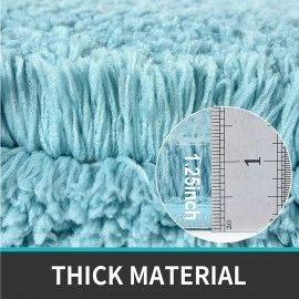 Microfiber Bath Mat Super Absorbent Anti-Skid Mats for Bathroom Mat for Kitchen Bedroom Shower Rugs Door Mat - 60 x 40 CM (Grey)