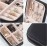 Portable Mini PU Leather Small Jewelry Box, Travel Portable Jewelry Case for Ring Bracelet Organizer Storage Holder Box Multipurpose pink 1 pcs (Black)