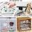 Print Fridge Drawer Mats Fridge mat Kitchen mat Shelf mat Table mat Cupboard mat Cabinet Drawer Shelf Mat Liner Sheets Waterproof Strong Table Mat EVA for Bathroom mat (45x500 Cm)