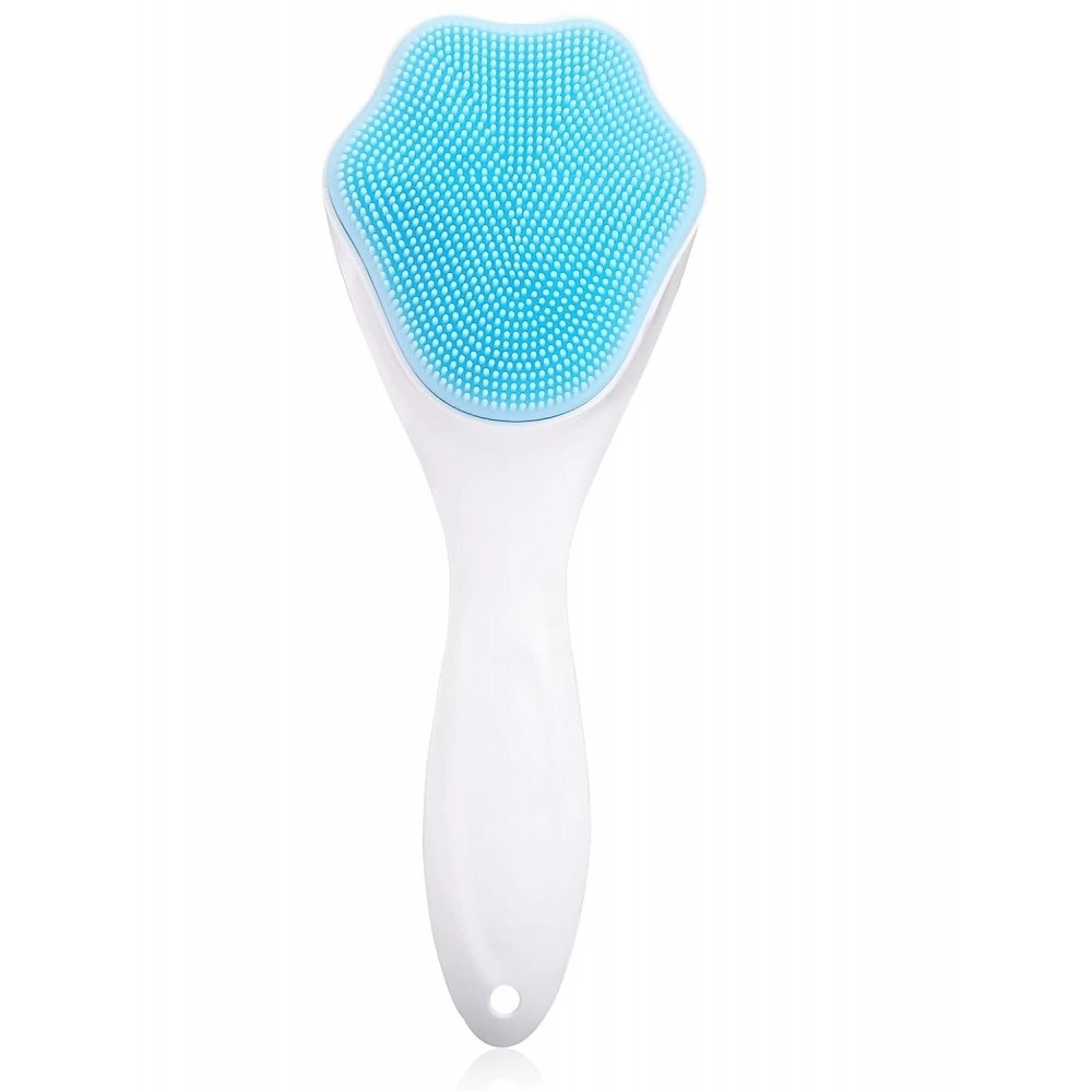 Silicone Face Cleansing Brush for Exfoliating Massage Manual Face Scrubber Exfoliating Brush for Face Skincare Brush