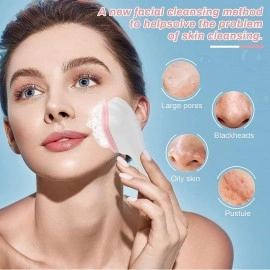 Silicone Face Cleansing Brush for Exfoliating Massage Manual Face Scrubber Exfoliating Brush for Face Skincare Brush