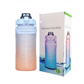 Sipper Water Bottle 2 Liter with Motivational Time..