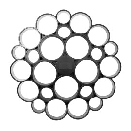Rotating Utensil Caddy Rotating Kitchen Multi Function Honeycomb Rotating Chopsticks Bucket Knife Holder Kitchen Accessories (Pack of 1, Multicolor)
