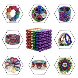 216 Pcs Ball Toys for Kids Girls Boys Toddlers Age 5 6 7 8 9 Years Learning Balls Game Set New Trending 6X6 Cube of 6 Colors 5mm Balls