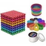 216 Pcs Ball Toys for Kids Girls Boys Toddlers Age 5 6 7 8 9 Years Learning Balls Game Set New Trending 6X6 Cube of 6 Colors 5mm Balls