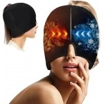 Migraine Relief Cap Headache Relief Cap Hot & Cold Therapy Hat, Migraine Relief Cap ,Cool Gel Head Wrap, Headache Cap Ice Pack Mask, Cold Compress Migraine Relief Products Device for Tension & Stress (Random color)