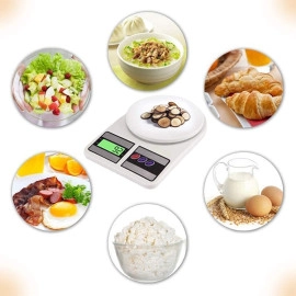 Weight Machine Digital Kitchen Weighing Scale & Food Weight Machine for Diet, Nutrition, Health, Fitness, Baking & Cooking