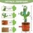 Toys Talking Cactus For Kids Dancing Cactus Toys Can Sing Wriggle & Singing Recording Repeat What You Say Funny Education Toys Playing Home Decor Items For Kids,Green