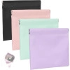 Small Pouches Purse, Coin Purse Snap Closure Organizer Pouch, Pocket Cosmetic Bag Squeeze Top Portable Mini Travel Makeup Bag for Women No Zipper Self Closing (Multi Color) (1)