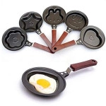Mini Egg Frying Pan Designer Omelette Pan Stainless Steel Breakfast Pancake Maker (Multi Design, 1pc)