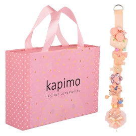 Fancy Hair Clips For Baby Girls Toddlers Assorted Stylish Fashion Hair Accessories 18 Pcs Gift Set Box (Dark Pink)